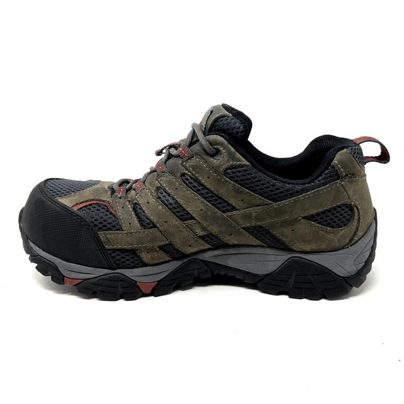 Merrell Mens Moab Vertex Vent Comp Toe Work Oil Slip Resistant Shoe 8M J11121 main image 5